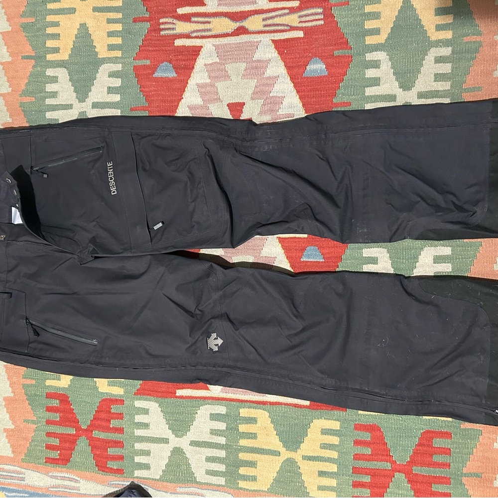 Black Descente Ski Pants Shell